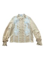 شومیز گلدار آستین بلند