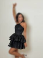 پیراهن دکلته مجلسی کاپ کیک - Image 6