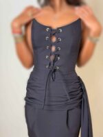 پیراهن دکلته مجلسی باتیس - Image 8