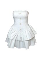 پیراهن دکلته مجلسی پیونی - Image 6