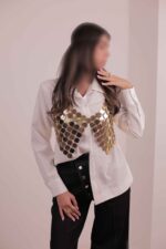 مدل لباس تولد با تور و پولک