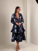 مدل لباس تولد با آستینهای پفی