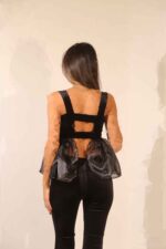 تاپ پاپیون مخمل وشه - Image 2