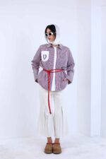 شومیز ویوا باکمربند(کارولیا)