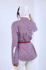 شومیز ویوا باکمربند(کارولیا) - Image 2