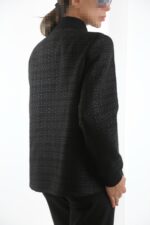 شومیز کژوال شنل مشکی(فالانج) - Image 2