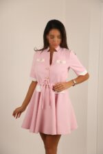 پیراهن دکمه مرواریدی - Image 2