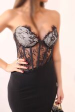 پیراهن دانتل پایین بلند(میرابلا) - Image 3